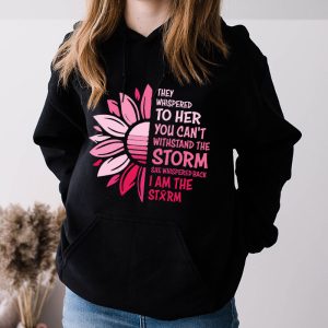 Breast Cancer Ribbon Warrior I Am The Storm Special Hoodie 4