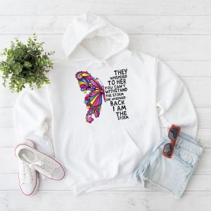 Im The Storm Warrior Pink Ribbon Women Breast Cancer Hoodie 2 2