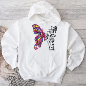 Im The Storm Warrior Pink Ribbon Women Breast Cancer Hoodie 3 2