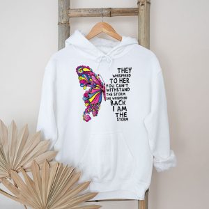 Im The Storm Warrior Pink Ribbon Women Breast Cancer Hoodie 4 2