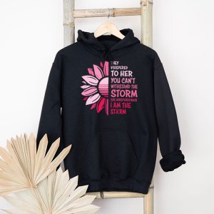 Im The Storm Warrior Pink Ribbon Women Breast Cancer Hoodie 4 3