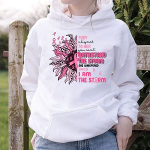 Breast Cancer Ribbon Warrior I Am The Storm Special Hoodie 2