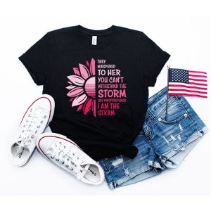 I'm The Storm Warrior Pink Ribbon Women Breast Cancer T-Shirt