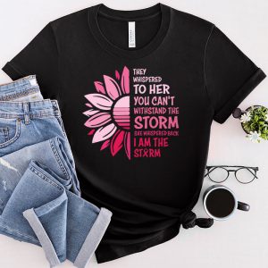 Im The Storm Warrior Pink Ribbon Women Breast Cancer T Shirt 2 3