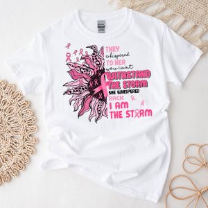 I'm The Storm Warrior Pink Ribbon Women Breast Cancer T-Shirt