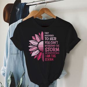 Im The Storm Warrior Pink Ribbon Women Breast Cancer T Shirt 4 3