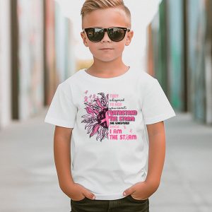 Im The Storm Warrior Pink Ribbon Women Breast Cancer T Shirt 4