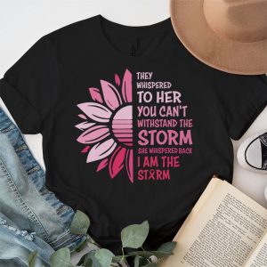 Im The Storm Warrior Pink Ribbon Women Breast Cancer T Shirt 5 3