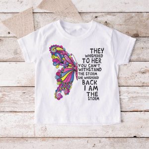 Im The Storm Warrior Pink Ribbon Women Breast Cancer T Shirt 9 1