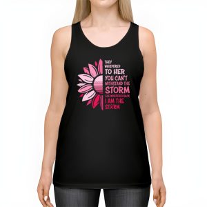 Im The Storm Warrior Pink Ribbon Women Breast Cancer Tank Top 2 3