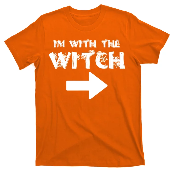 I'm With The Witch Unisex T-Shirt For Adult Kids