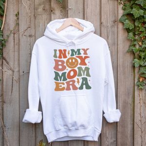 In My Boy Mom Era on back Hoodie 5