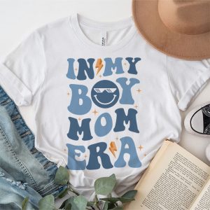 In My Boy Mom Era on back T Shirt 3 4