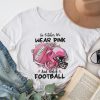 In October We Wear Pink And Watch Football Breast Cancer T-Shirt