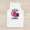 In October We Wear Pink And Watch Football Breast Cancer Tank Top