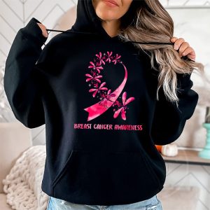 In October We Wear Pink Breast Cancer Awareness Dragonfly Hoodie 2 1
