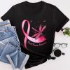In October We Wear Pink Breast Cancer Awareness Dragonfly T-Shirt