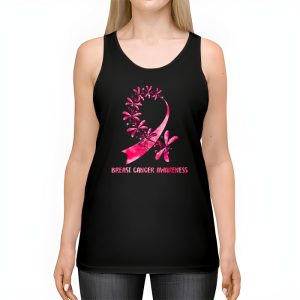 In October We Wear Pink Breast Cancer Awareness Dragonfly Tank Top 2 1