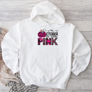 Breast Cancer Awareness Day In October We Wear Pink Pumpkin Halloween Hoodie 2