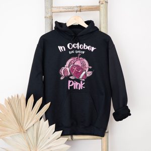 In October We Wear Pink Football Breast Cancer Awareness Hoodie 5 2