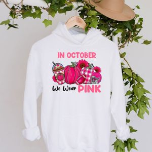 In October We Wear Pink Football Breast Cancer Awareness Hoodie 6 1