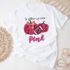 In October We Wear Pink Football Breast Cancer Awareness T-Shirt