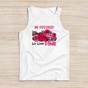 Breast Cancer Shirt In October We Wear Pink American Football Unique Tank Top 2