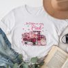 In October We Wear Pink Truck Breast Cancer Awareness Gifts T-Shirt