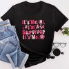 It'S Me Hi I'M Survivor Breast Cancer Awareness Pink Ribbon T-Shirt