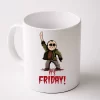 It's Friday Funny Halloween Horror Movie Coffee Mug