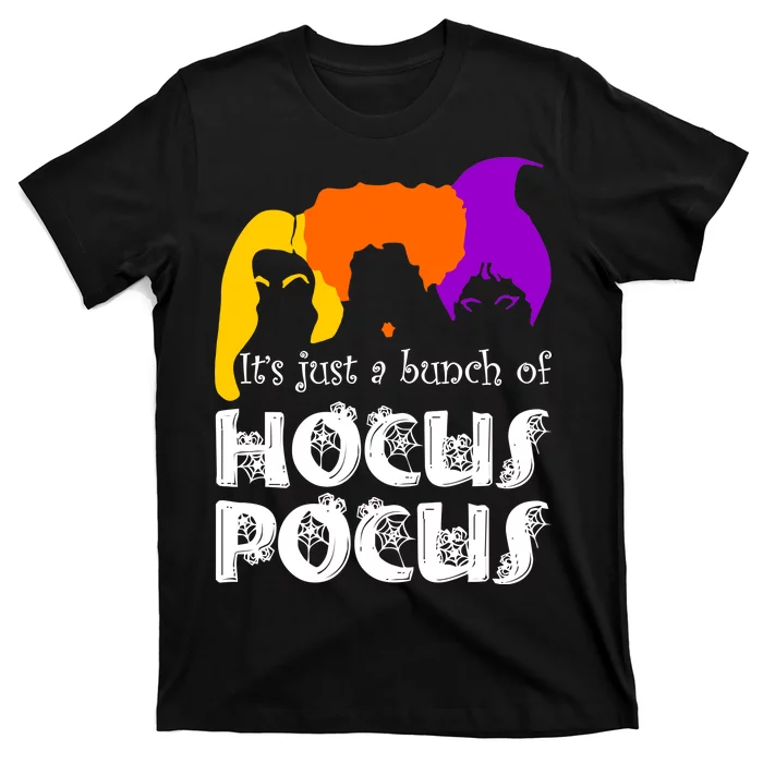 It's Just A Bunch Of Hocus Pocus Halloween Unisex T-Shirt For Adult Kids