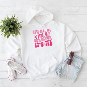 Its Me Hi Im Survivor Breast Cancer Awareness Pink Ribbon Hoodie 1 5