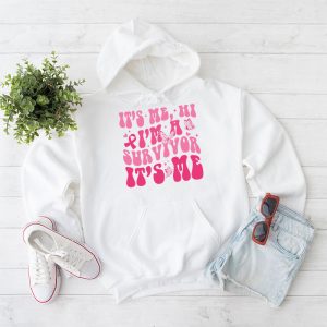 Its Me Hi Im Survivor Breast Cancer Awareness Pink Ribbon Hoodie 2 2