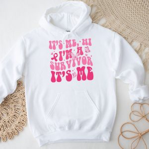 Its Me Hi Im Survivor Breast Cancer Awareness Pink Ribbon Hoodie 3 2