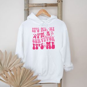 Its Me Hi Im Survivor Breast Cancer Awareness Pink Ribbon Hoodie 5 1