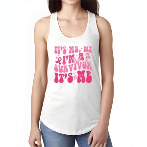 Its Me Hi Im Survivor Breast Cancer Awareness Pink Ribbon Tank Top 1 2