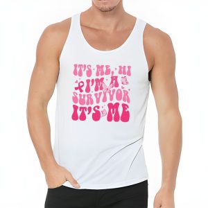 Its Me Hi Im Survivor Breast Cancer Awareness Pink Ribbon Tank Top 3 2