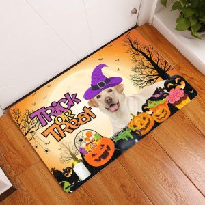 Labrador Retriever Halloween Doormat Welcome Mat