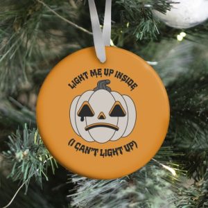 Light Me Up Inside Pumpkin Ornament