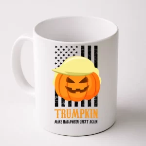 Make Halloween Great Again Trumpkin USA Flag Coffee Mug