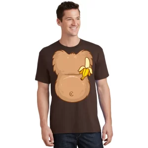 Monkey Ape Belly Costume Unisex T-Shirt For Adult Kids 1 Monkey Ape Belly Costume Unisex T Shirt For Adult Kids 1