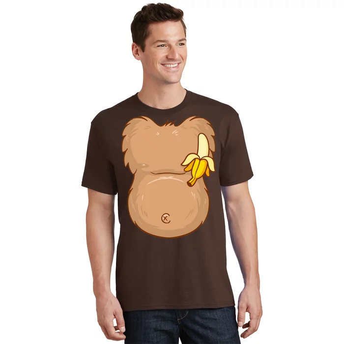Monkey-Ape-Belly-Costume-Unisex-T-Shirt-For-Adult-Kids-1 Monkey Ape Belly Costume Unisex T Shirt For Adult Kids 1