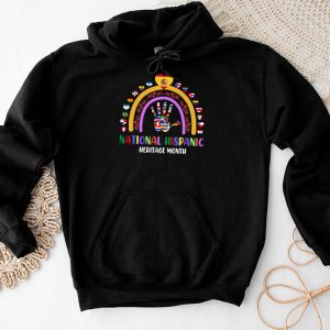 National Hispanic Heritage Month All Countries Flags Hearts Perfect Hoodie 4