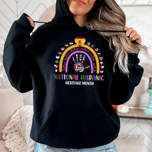 National Hispanic Heritage Month All Countries Flags Hearts Hoodie 2 7