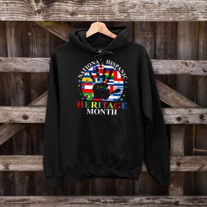 National Hispanic Heritage Month All Countries Flags Hearts Hoodie 4 2