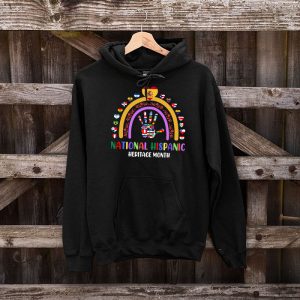 National Hispanic Heritage Month All Countries Flags Hearts Hoodie 4 3