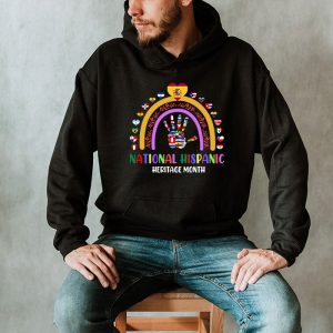 National Hispanic Heritage Month All Countries Flags Hearts Hoodie