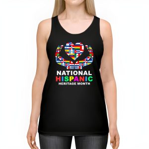 National Hispanic Heritage Month All Countries Flags Hearts Tank Top 2 1