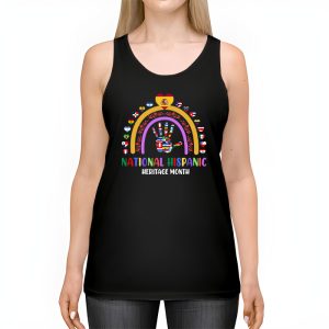 National Hispanic Heritage Month All Countries Flags Hearts Tank Top 2