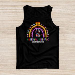 National Hispanic Heritage Month All Countries Flags Hearts Perfect Tank Top 1